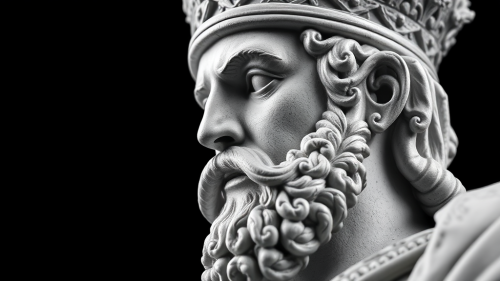Romanian Emperor Statue in Classical Style Romanian Emperor Statue in Classical Style