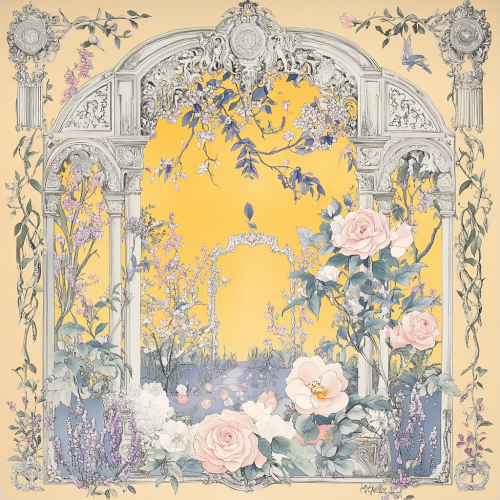 Rose Garden with Whimsical Details