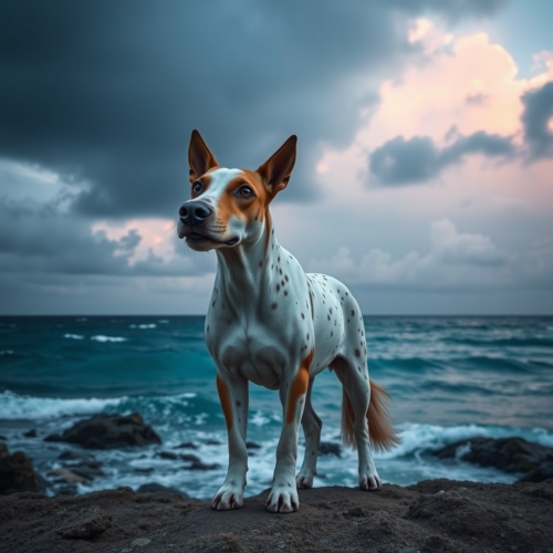 Rummy Game Amidst Stormy Sky and Ocean View