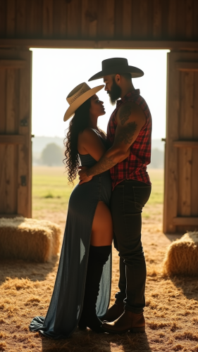 Rustic Romance in a Weathered Barn