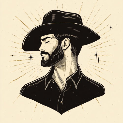 Sailor Jerry's Western Cowboy Vector Art