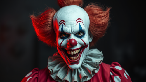 Scary Art of 'It the Clown' Whole Body