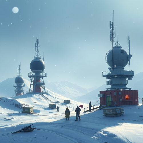 Sci-Fi Game with Towers and Containers in Blizzard