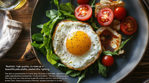 Scrumptious Oeufs Brouillés on Rustic Wooden Table
