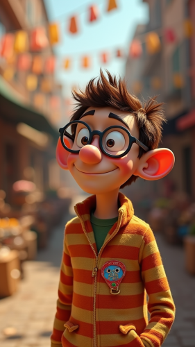 Searching for Waldo at Pixar-style market. Searching for Waldo at Pixar-style market.