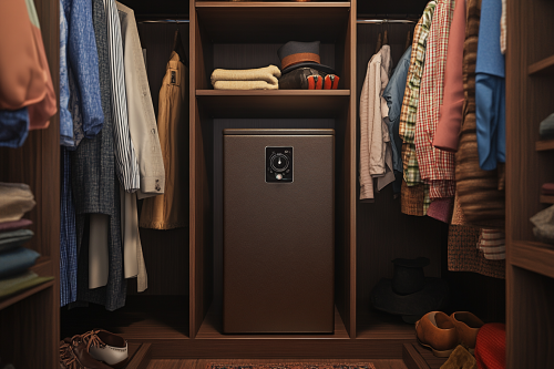 Secure Safe in Closet with Digital Lock