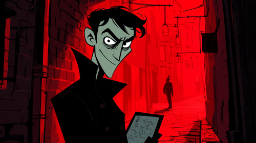 Sinister man stalks victim in chilling city night