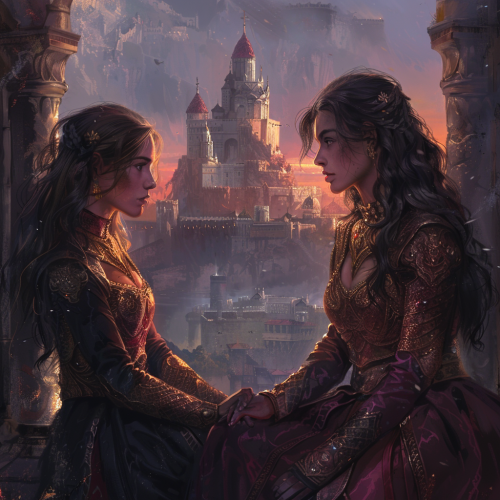 Sisters' battle for throne in realm of deception