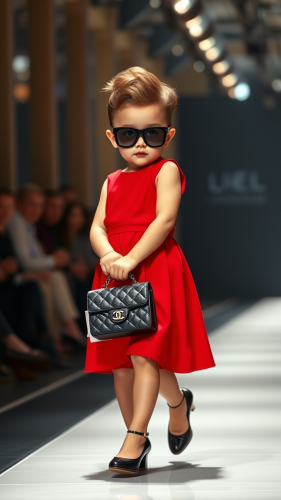 Slimby Baby Stars in High-Fashion Runway Show