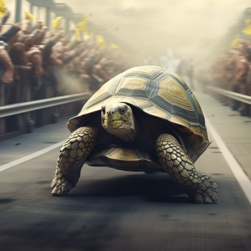 Winning the race with patience and perseverance