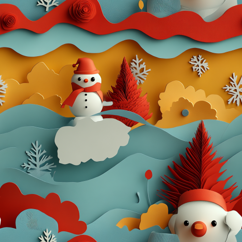 Snowman's Surprise Sip: Christmas Coffee Chaos