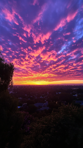 Soft pastel sunset sky with gentle colors and clouds