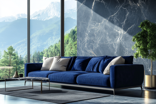 Sophisticated and comfortable luxurious apartment interior