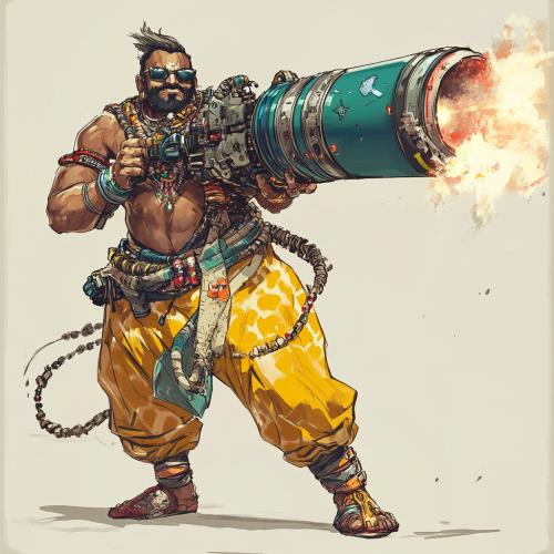 South Asian Supervillain in Fluid Armor Causes Mayhem