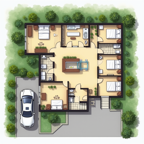 Spacious Ground Floor House with Five Bedrooms