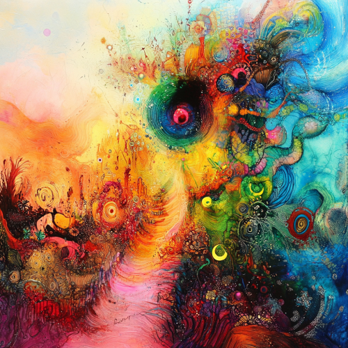 Spherical shape surrounded by swirling Chinese elements and colors. Spherical shape surrounded by swirling Chinese elements and colors.