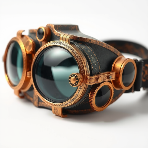 Steampunk goggles in a cool and unique design.