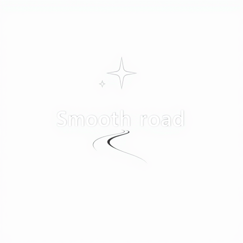 Straight Road with Star Logo for Photo Studio