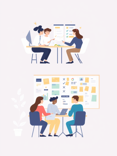 Students Collaborating and Brainstorming in Study Sessions