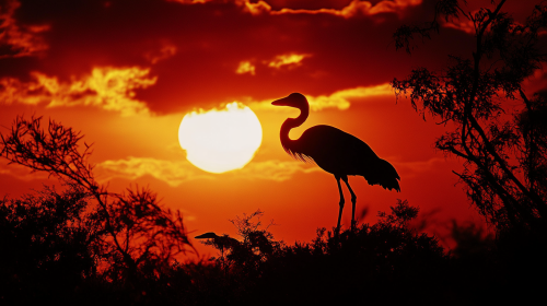 Sunrise in Kakadu National Park with Crocodiles Far