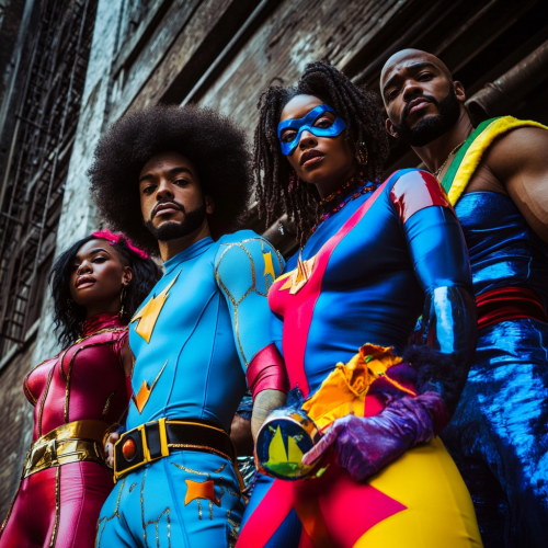 Superhero Squad: Bright Colors and Dynamic Energy