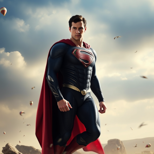 Superman Henry Cavill flies quickly in 2012 film.