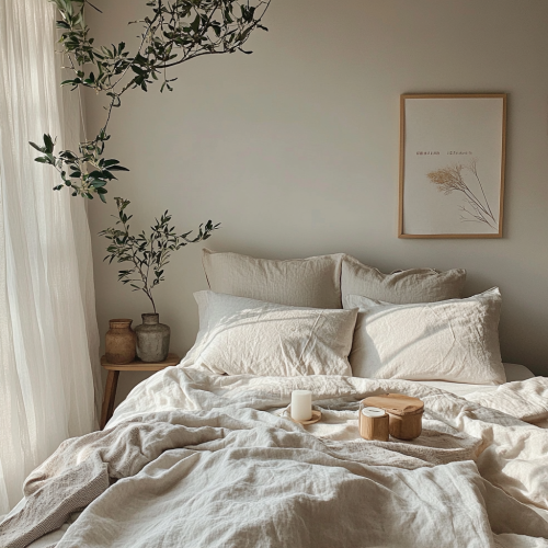 Taiwanese high-end bedroom: Modern, cozy, minimalist design