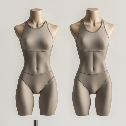 Taupe Sleeveless Bodysuit with Racerback Style