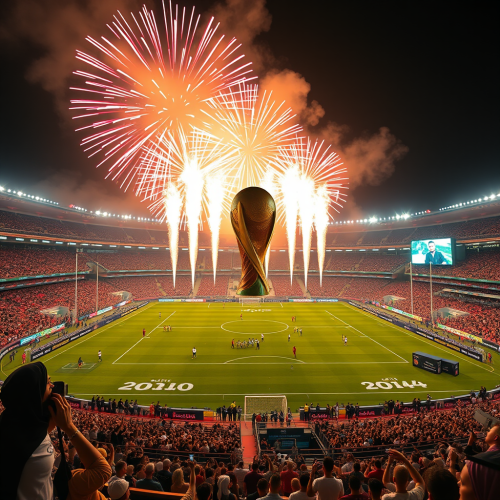 The 2034 Saudi World Cup Opening Fireworks