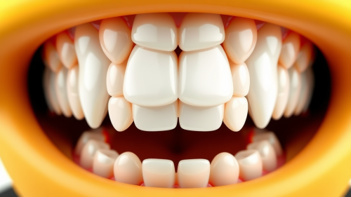 The 3D Cartoon Bee Child's Bright, Healthy Teeth The 3D Cartoon Bee Child's Bright, Healthy Teeth