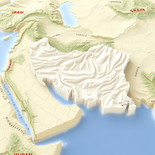 The 3D Map of Iran The 3D Map of Iran