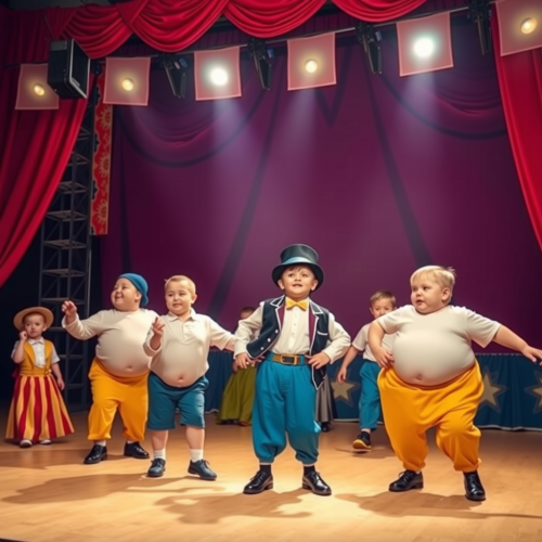 The 4-Year-Olds' Big, Round Belly Circus Show