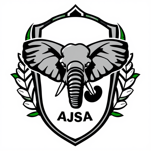 The AJSA Football Team Logo with Elephant Symbol