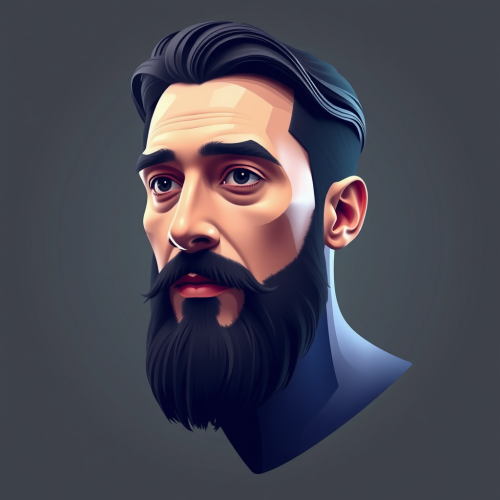 The Abstract Bearded Man's 3D Youtube Icon