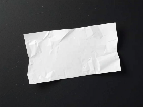 The Abstract Paper on a Dark Background