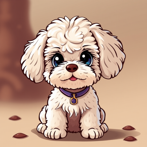 The Adorable Cartoon Maltipoo