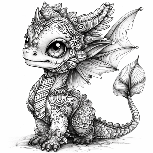 The Adorable Dragon in a Fairybook Realm