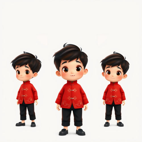 The Adventures of Li: Diverse Poses and Expressions