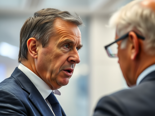 The Airbus CEO Arguing with an Unseen Person