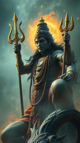 The Angry Lord Shiva