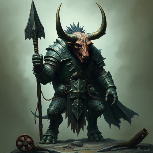 The Armored Undead Minotaur
