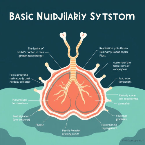 The Artistic Infographic of a Nudibranch's Respiratory System