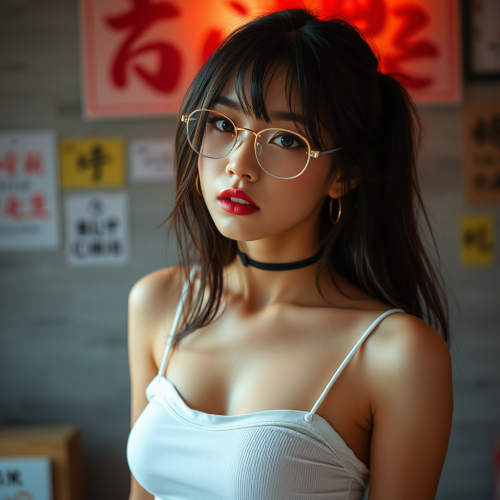 The Bad Girl Asian Anime Character