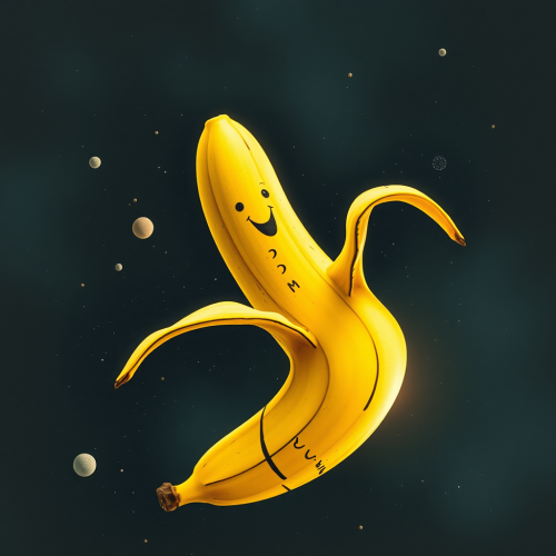 The Banana Spinning in Outer Space