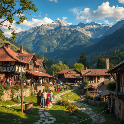 The Beautiful Village and Its Inhabitants