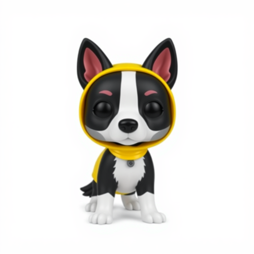 The Black and White Border Collie Funko Pop