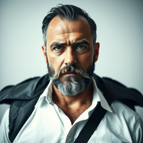 The Bodyguard in a White Shirt