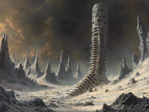 The Bone Tower of Khin-Oin Rises Above Hades