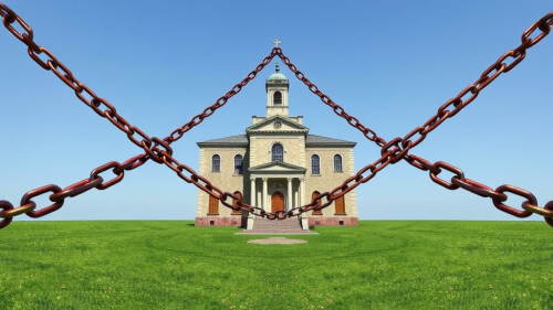 The Building with a Cross-Shaped Chain