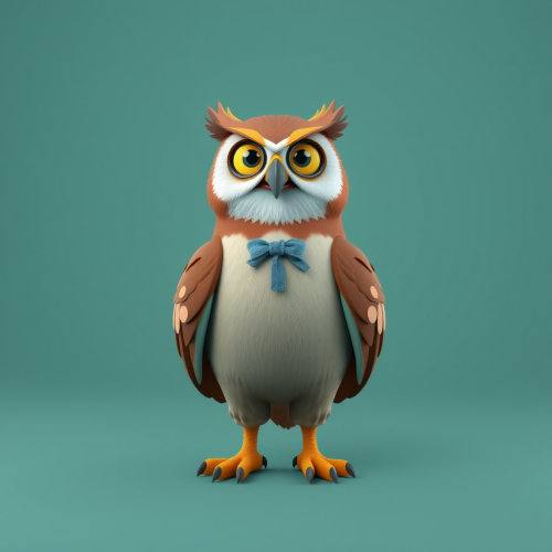 The Casual Owl Mascot of Procasa Real Estate